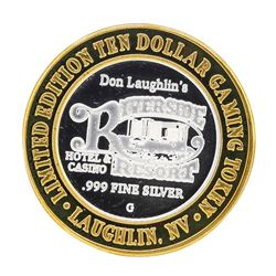 .999 Silver Riverside Resort Hotel & Casino $10 Limited Edition Gaming Token