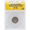 Image 1 : 1157-1276 Denier France Bishops of Valence Coin ANACS VF35