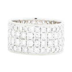 14KT White Gold Ladies 6.15 ctw Diamond Ring