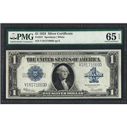 1923 $1 Silver Certificate Note Fr.237 PMG Gem Uncirculated 65EPQ