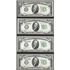 Image 1 : Lot of (4) 1934C $10 Federal Reserve Notes