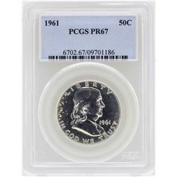 1961 Franklin Half Dollar Coin NGC PR67