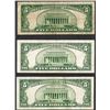 Image 2 : Lot of (3) 1928 $5 Legal Tender Notes