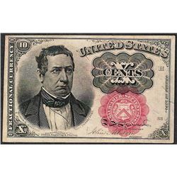 1874 Ten Cents Fifth Issue Fractional Currency Note