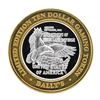 Image 2 : .999 Silver Bally's Las Vegas, Nevada $10 Casino Limited Edition Gaming Token