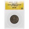 Image 1 : 1802-B Austria 7 Kreuzer Franz II Silver Coin ANACS VF20