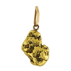 16.5 Gram Total Weight California Gold Nugget Pendant