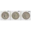 Image 1 : Lot of (3) 1891 $1 Morgan Silver Dollar Coins
