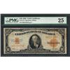 Image 1 : 1922 $10 Gold Certificate Note Fr.1173 PMG Very Fine 25