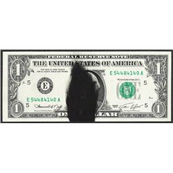 1974 $1 Federal Reserve Note ERROR Ink Smear