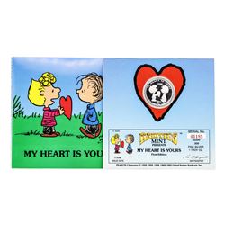 1988 Rarities Mint .999 Fine Silver 1 oz. Peanuts Limited Edition Round