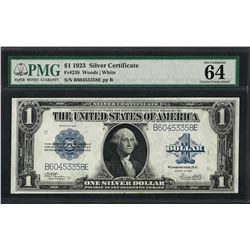 1923 $1 Silver Certificate Note Fr.238 PMG Choice Uncirculated 64EPQ