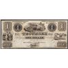 Image 1 : 1800's $1 The Tecumseh Bank Obsolete Note