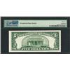 Image 2 : 1953 $5 Silver Certificate STAR Note Fr.1655* PMG Gem Uncirculated 65EPQ