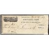 Image 1 : 1827 Schuylkill Bank Obsolete Note- Cut Canceled