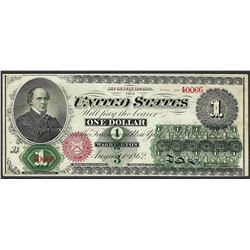 1862 $1 Legal Tender Note