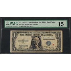 1935A $1 Experimental Silver Certificate Note Fr.1609 PMG Choice Fine 15