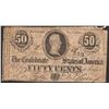 Image 1 : 1864 Fifty Cents Confederate States of America Note