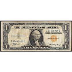 1935A $1 Silver Certificate WWII Emergency North Africa Note