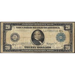 1914 $20 Federal Reserve Note