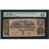 Image 1 : 1864 $5 Confederate States of America Note T-69 PMG Fine 12