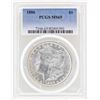 Image 1 : 1886 $1 Morgan Silver Dollar Coin PCGS MS65