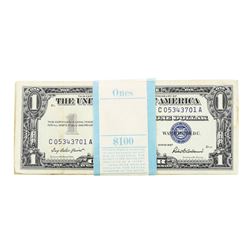 Pack of (100) Consecutive 1957 $1 Silver Certificate Notes