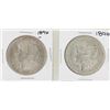 Image 1 : Lot of (2) 1896 $1 Morgan Silver Dollar Coins