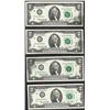 Image 1 : Lot of (4) 1976 $2 Federal Reserve STAR Notes