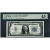 Image 1 : 1934 $1 Funnyback Silver Certificate Note Fr.1606 PMG Choice Extremely Fine 45