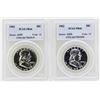 Image 1 : Lot of 1962-1963 Franklin Half Dollar Proof Coins PCGS PR66