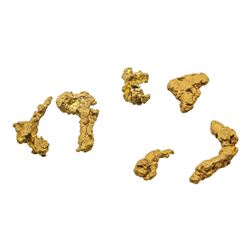 Lot of Gold Nuggets 2.6 grams Total Weight
