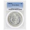 Image 1 : 1891-O $1 Morgan Silver Dollar Coin PCGS MS63