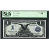 Image 1 : 1899 $1 Black Eagle Silver Certificate Note Fr.230 PCGS Very Choice New 64