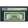 Image 2 : 1934C $5 Silver Certificate Note Wide Fr.1653 PMG Gem Uncirculated 65EPQ