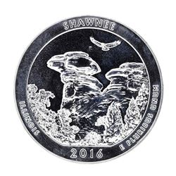2016 5oz Silver ATB Shawnee Illinois Silver Coin