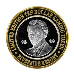 .999 Silver Riverside Resort Hotel & Casino $10 Casino Limited Edition Gaming To