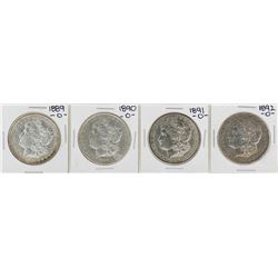 Lot of 1889-O to 1892-O $1 Morgan Silver Dollar Coins