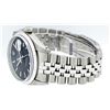 Image 7 : Rolex Men's Stainless Steel Black Index 36mm Datejust Wristwatch