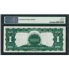 Image 2 : 1899 $1 Black Eagle Silver Certificate Note Fr.236 PMG About Uncirculated 55EPQ