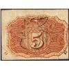 Image 2 : March 3, 1863 Five Cent Second Issue Fractional Note