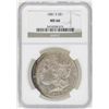Image 1 : 1881-S $1 Morgan Silver Dollar Coin NGC MS66