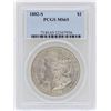 Image 1 : 1882-S $1 Morgan Silver Dollar Coin PCGS MS65