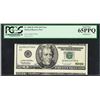 Image 1 : 1996 $20 Federal Reserve Note Cutting ERROR PCGS Gem New 65PPQ
