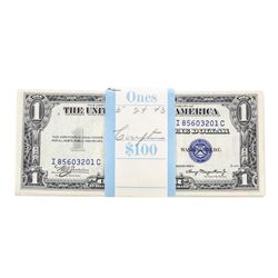 Pack of (100) Consecutive 1935A $1 Silver Certificate Notes