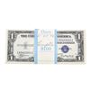 Image 1 : Pack of (100) Consecutive 1935A $1 Silver Certificate Notes