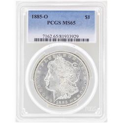 1885-O $1 Morgan Silver Dollar Coin PCGS MS65