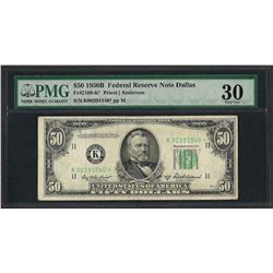 1950B $50 Federal Reserve STAR Note Dallas Fr.2109-K* PMG Very Fine 30