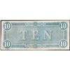 Image 2 : 1864 $10 Confederate States of America Note