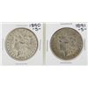 Image 1 : Lot of 1890-S & 1891-S $1 Morgan Silver Dollar Coins